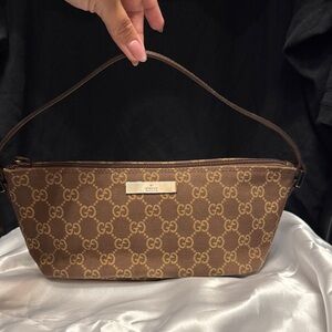 Gucci Classic Brown GG Shoulder Bag